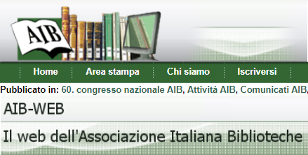 EVENTI: 60° congresso @AIB_IT Associazione Italiana Biblioteche #22novembre @bnc_ROMA #biblioVerifica