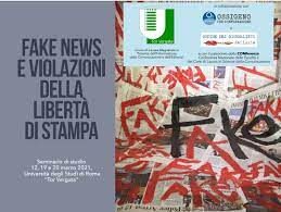 EVENTI: #FAKENEWS gli ostacoli al buon giornalismo: confronto fra Verna, Tarquinio, Lirio Abbate, Morcellini #biblioVerifica @UniTorVergata