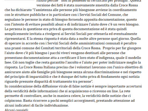 #oscardellabufala: CROCE ROSSA RESPINGE ITALIANO AFFAMATO: “Non hai certificato da profugo” #biblioVerifica