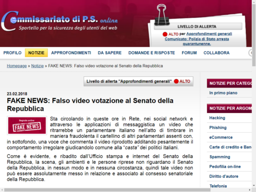 #oscardellabufala: Falso video votazione al Senato della Repubblica #biblioverifica