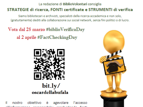 #Oscardellabufala: vota la bufala #bilioverificaDAY dal 25_marzo_2021 al 2_aprile_2021 #factcheckingday
